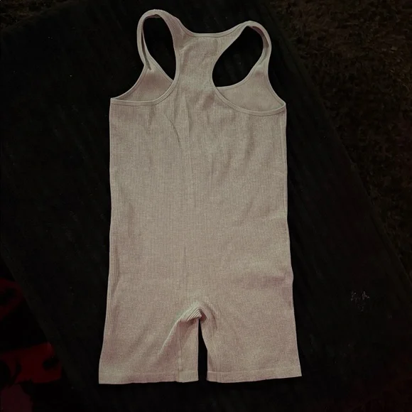 Ardene Light Gray Ribbed Tank Top - Picture 3 of 3